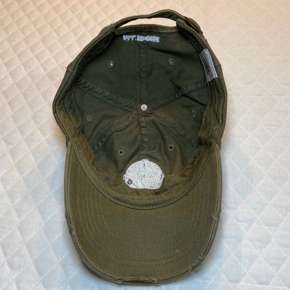 Hard Rock Cafe PARIS Army Green Ball Cap I purchased in Paris in 2001. - Picture 7 of 9